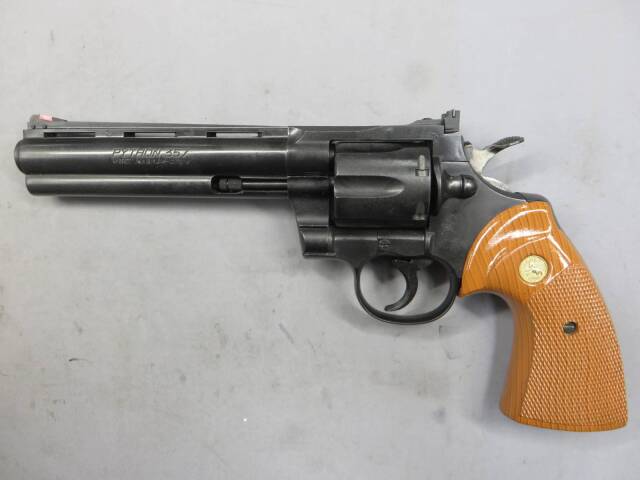 【MGC】コルト パイソン.357Mag 6in SRH（スーパーリアルHW） モデルガン