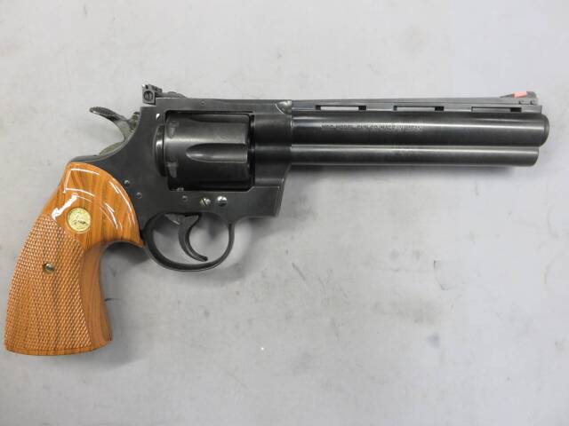 【MGC】コルト パイソン.357Mag 6in SRH（スーパーリアルHW） モデルガン