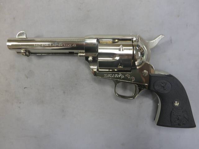 【タナカ】コルト SAA.45 DC シビリアン ニッケルフィニッシュ