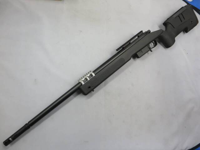 【東京マルイ】M40A5 ブラック ストック アメリカ海兵隊採用スナイパー エアーコッキング ボルトアクション　
