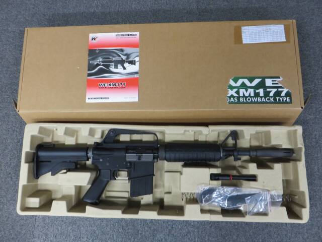 【WE】XM177 E2 GBB 刻印無・オープンチャンバー