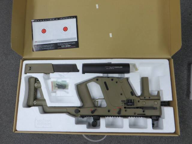 【KSC】 クリスベクター SMG TAN・サプレッサー