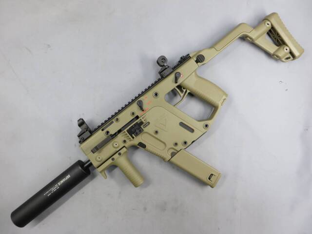 【KSC】 クリスベクター SMG TAN・サプレッサー