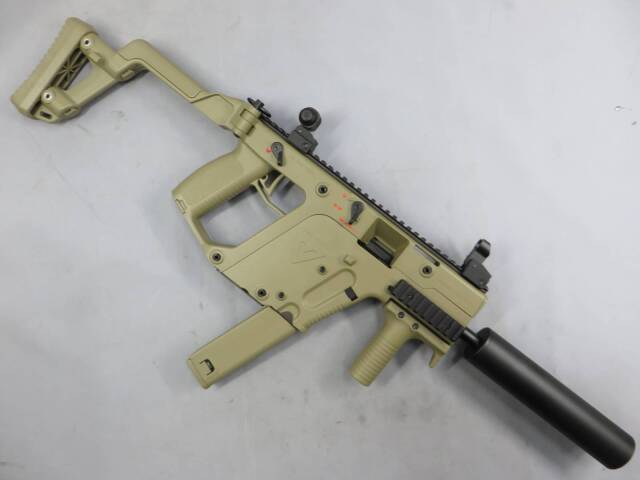 【KSC】 クリスベクター SMG TAN・サプレッサー