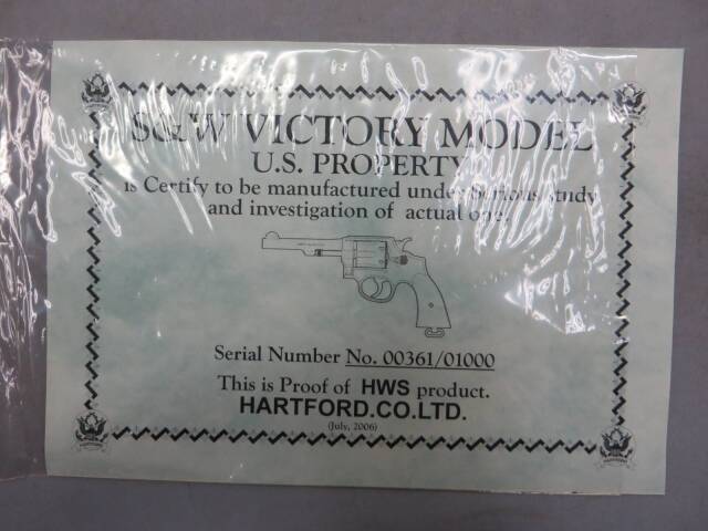 【ハートフォード】S&W ビクトリーモデル HW 5インチ 00361/01000 モデルガン