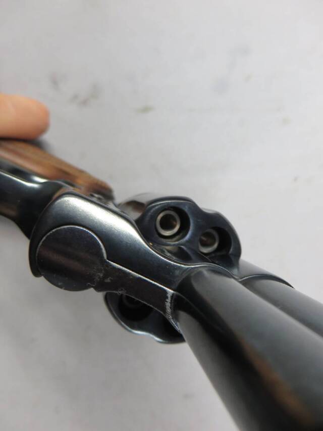 【タナカ】コルトパイソン.357mag 2.5in・ブルーイング・木製グリップ　モデルガン