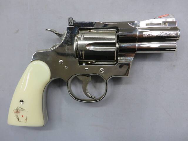 【タナカ】コルトパイソン スネークアイズ 2.5in R-model ニッケル