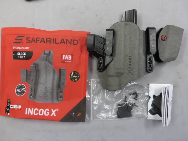 【サファリランド】GLOCK 17 19 22 23 45  INCOG X IWB ホルスター With マグキャディ