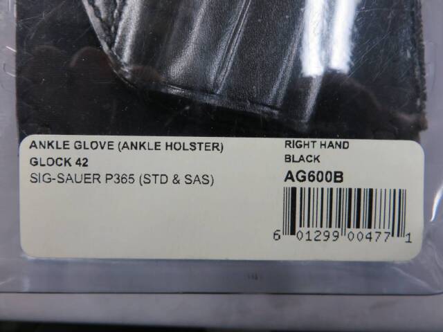 【GALCO】Glock 42・SIG P365 アンクル グローブ ホルスター
