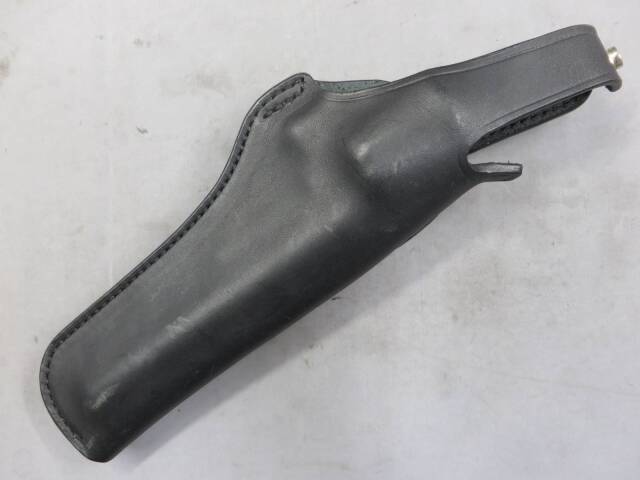 【イーストＡ】リボルバー 6inch シルエットヒップホルスター ブラック　革製ホルスター