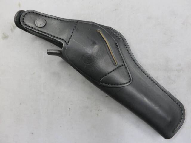 【イーストＡ】リボルバー 6inch シルエットヒップホルスター ブラック　革製ホルスター