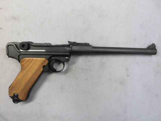 タナカ】ルガーP08 8in HW・木製グリップ