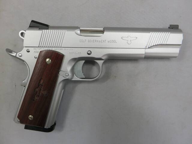 【ウエスタンアームズ】SCW コルトガンサイトピストル　オールシルバー