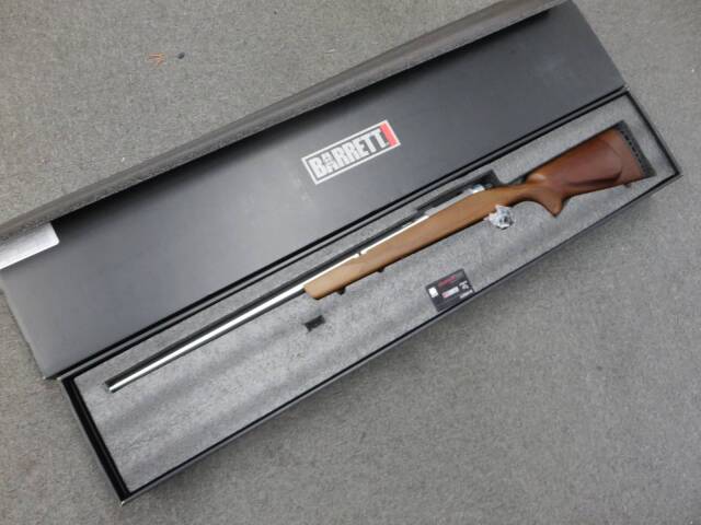 【APS・EMG】BARRETT FIELDCRAFT スナイパーライフル リアルウッド ガス・ボルトアクション