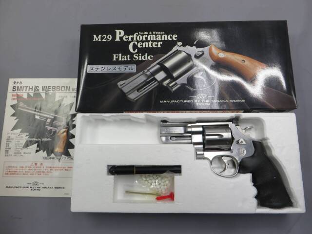 【タナカ】S&W M29 PC フラットサイド 3インチ ラバーグリップ
