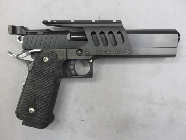 KSC HUNTER 6.0 モデルガン KSC】STI ハンター 6.0・ブラックマウント