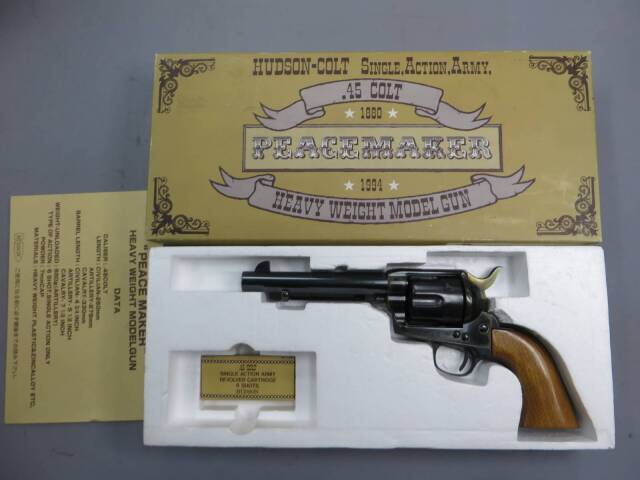 【ハドソン】コルトSAA.45 ピースメーカー アーティラリー ケースハードン カスタム　モデルガン