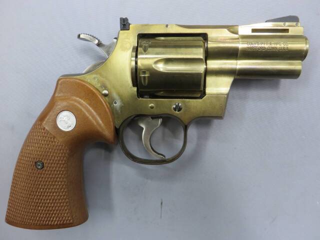 【コクサイ】ニュー コルト パイソン 2.5in 真鍮 SMG  金属モデルガン