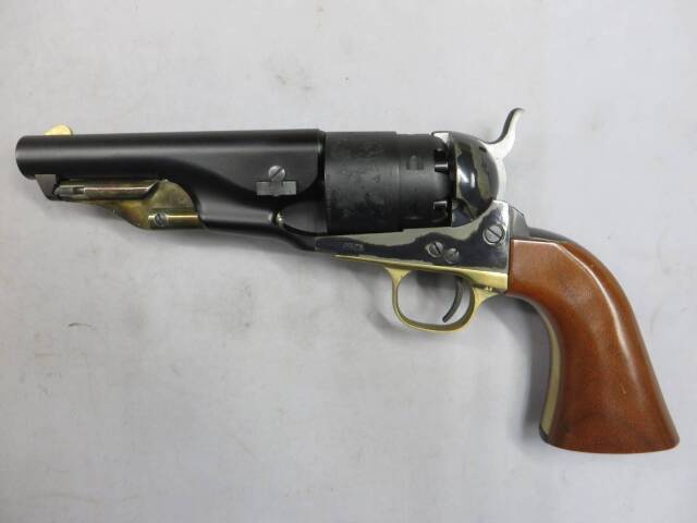 【CAW】コルトM1860 Army ショート バレル モデル・ケースハードン加工　モデルガン