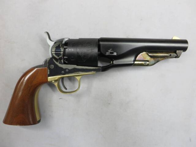 【CAW】コルトM1860 Army ショート バレル モデル・ケースハードン加工　モデルガン