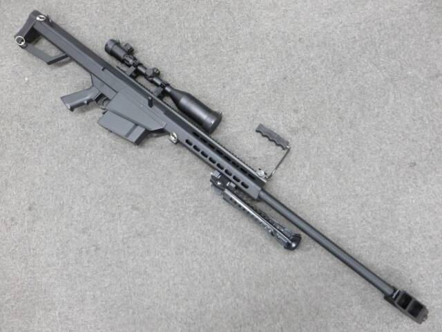 【SNOW WLOF】バレット M82A1 エアーガン　リアル刻印・スコープ付き