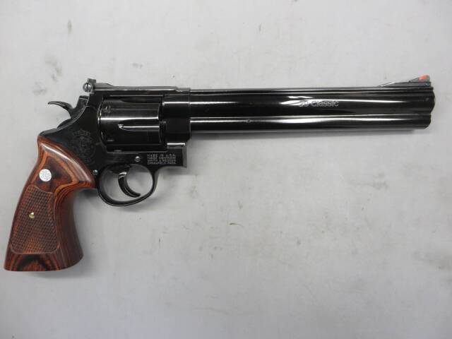 【タナカ】S&W M29 クラシック 8 3/8inch Ver.3 スチールフィニッシュ・PANDRA ARMS 木製グリップ