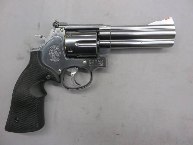 【マルシン】S&W M686 シルバーABS プラグリップ仕様  Xカートリッジ