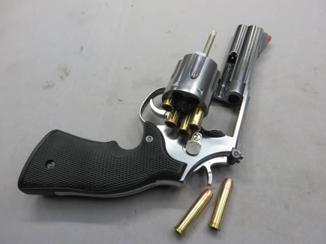 【マルシン】S&W M686 シルバーABS プラグリップ仕様  Xカートリッジ