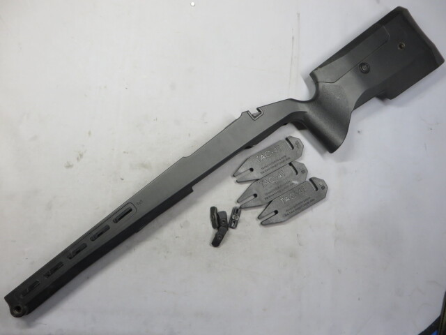 【SILVERBACK】TAC-41P FDE ボルトアクション ライフル・ブラック ストック・マウント付き