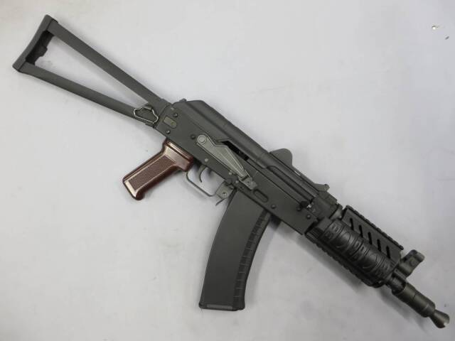 実物 ソ連製 AKS74U ハンドガード&ガスチューブ KSC AKS74U用木製ハンドガード（aohate custom） その