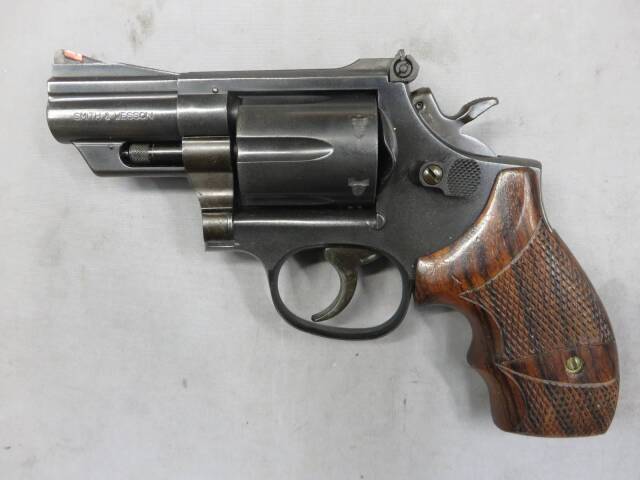 コクサイ】S&W M19 2.5in HW No.248・木製グリップ モデルガン