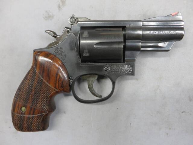 【コクサイ】S&W M19  2.5in HW No.248・木製グリップ  モデルガン