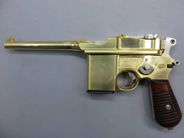 【マルシン】モーゼルM712　徳国製刻印 木製グリップ付き SMG・金属モデルガン