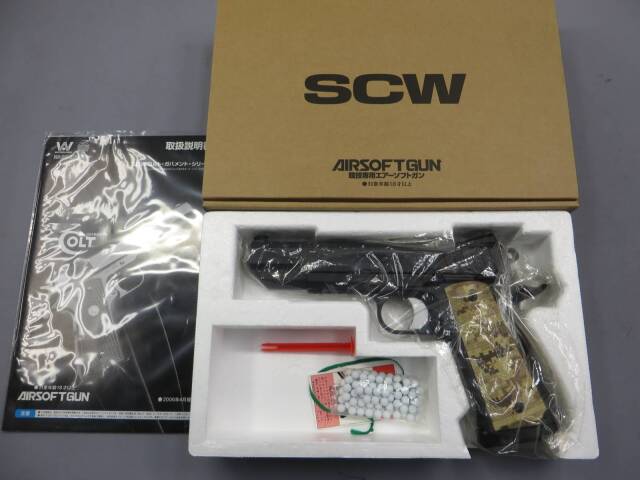 ジャンク品　日本製ハンドガン .45口径　ウエスタンアームズ WA] ハイキャパシティ.45 アイアンマッチ ガスブローバック