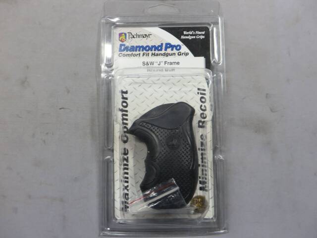【パックマイヤー】S&W Jフレーム ラウンドバット Diamond Proラバーグリップ