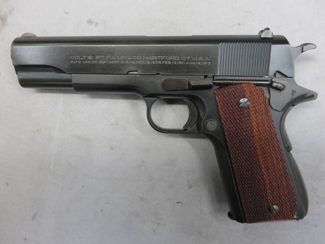 【ウエスタンアームズ】コルト ナショナルマッチ 戦前モデル リアルスチール 24挺限定