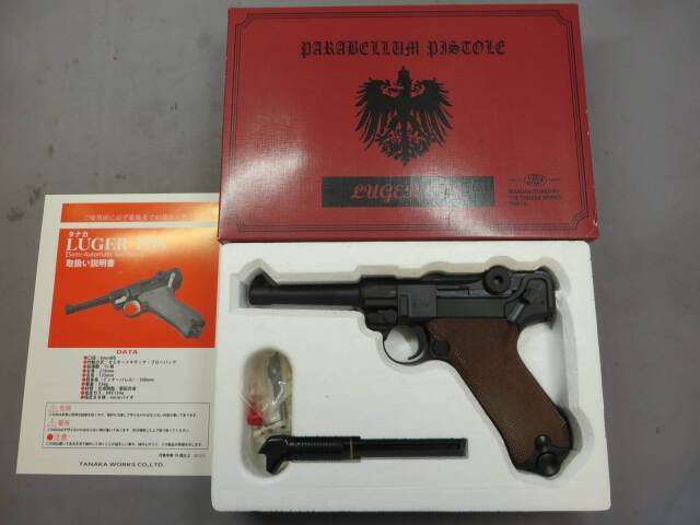 【タナカ】ルガーP08 4in HW 1918 Erfurt Ver