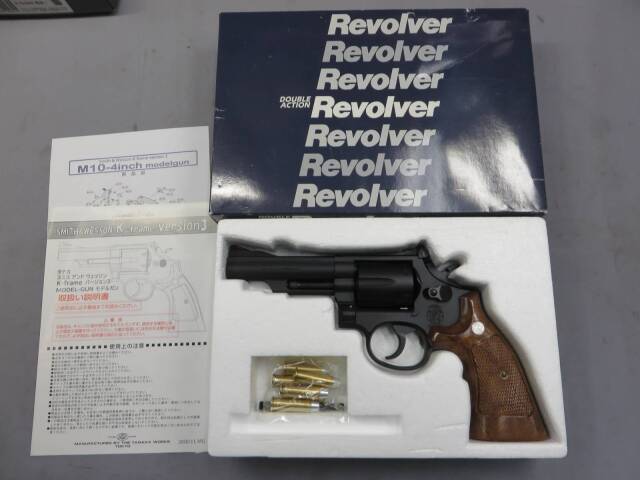 【タナカ】S&W M19 コンバットマグナム 4in HW Ver.3   モデルガン