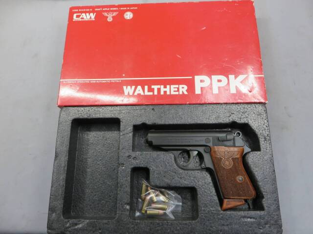 CAW】ワルサーPPK EHRENWAFFE RZM HW 初期型・木製グリップ・木製