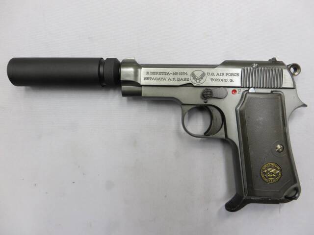 【ウエスタンアームズ】ベレッタM1934 サイレンサーモデル　1056・世田谷ベース