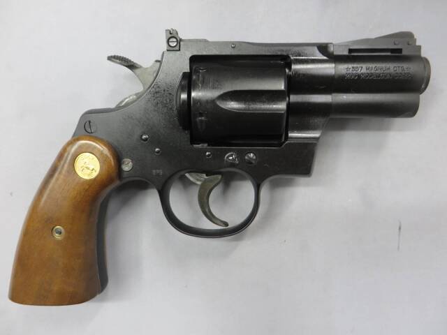 【MGC】コルト パイソン.357mag 2.5in サービスサイズ スムース木製グリップ付き