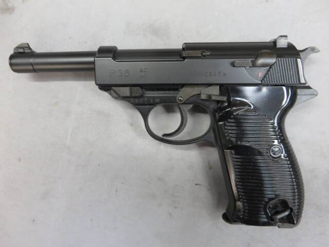 【マルゼン】ワルサーP38 ブラック・ブラックグリップ