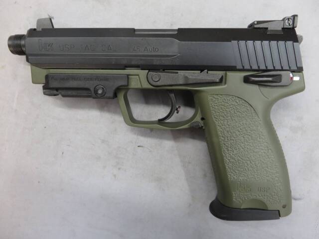 【KSC】H&K USP.45 タクティカル グリーンフレイム SYSYEM7 300挺限定・アンダーレイル
