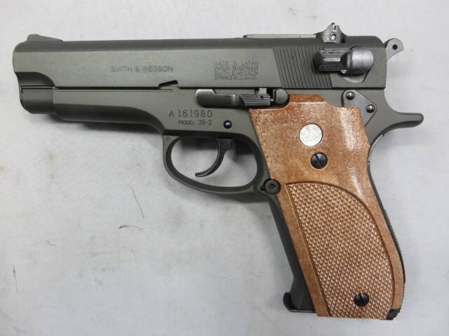 【マルシン】S&W M39 HW 黒染め PFCブローバック　モデルガン