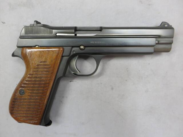 【MGC・SNM】SIG P210・ブルーイング・木製グリップ モデルガン