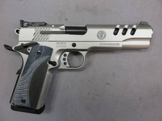 【BWC】S&W SW1911 PC シルバーモデル モデルガン