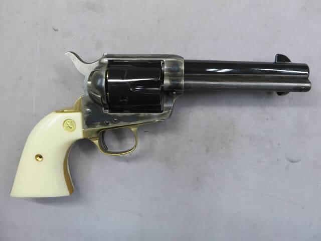 【ハートフォード】SAA.45 シビリアン ABSカスタム ベース ケースハードン 真鍮製グリップフレーム 東京店カスタム モデルガン