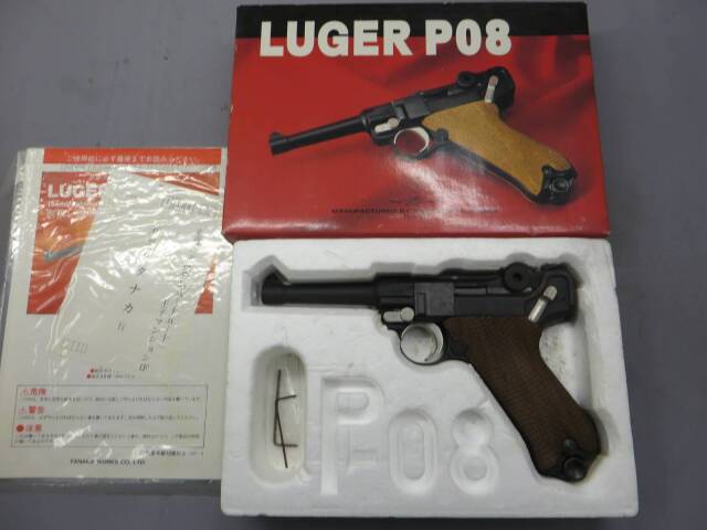【タナカ】ルガーP08 4in ABS・木製グリップ