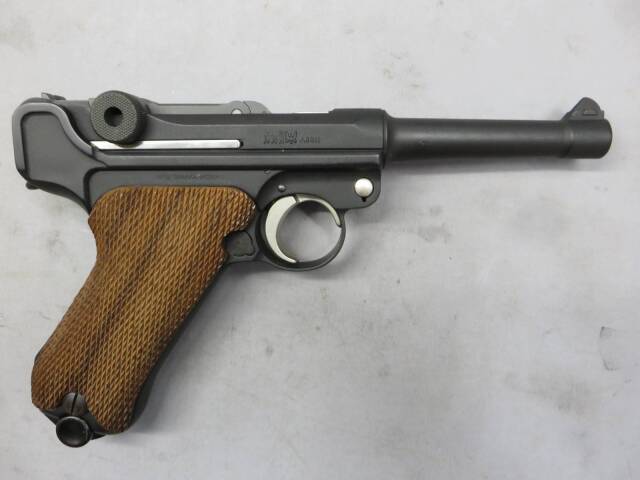 【タナカ】ルガーP08 4in ABS・木製グリップ