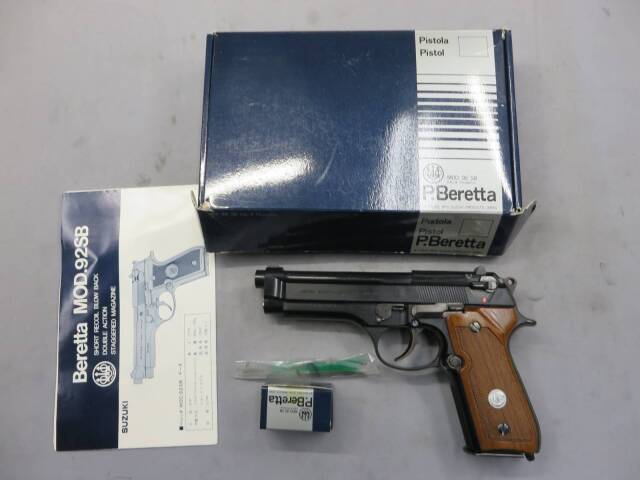 SUZUKI P.Beretta MOD.92SB ベレッタ モデルガン スズキ ベレッタ MOD.92SB レビュー | GUNの細道